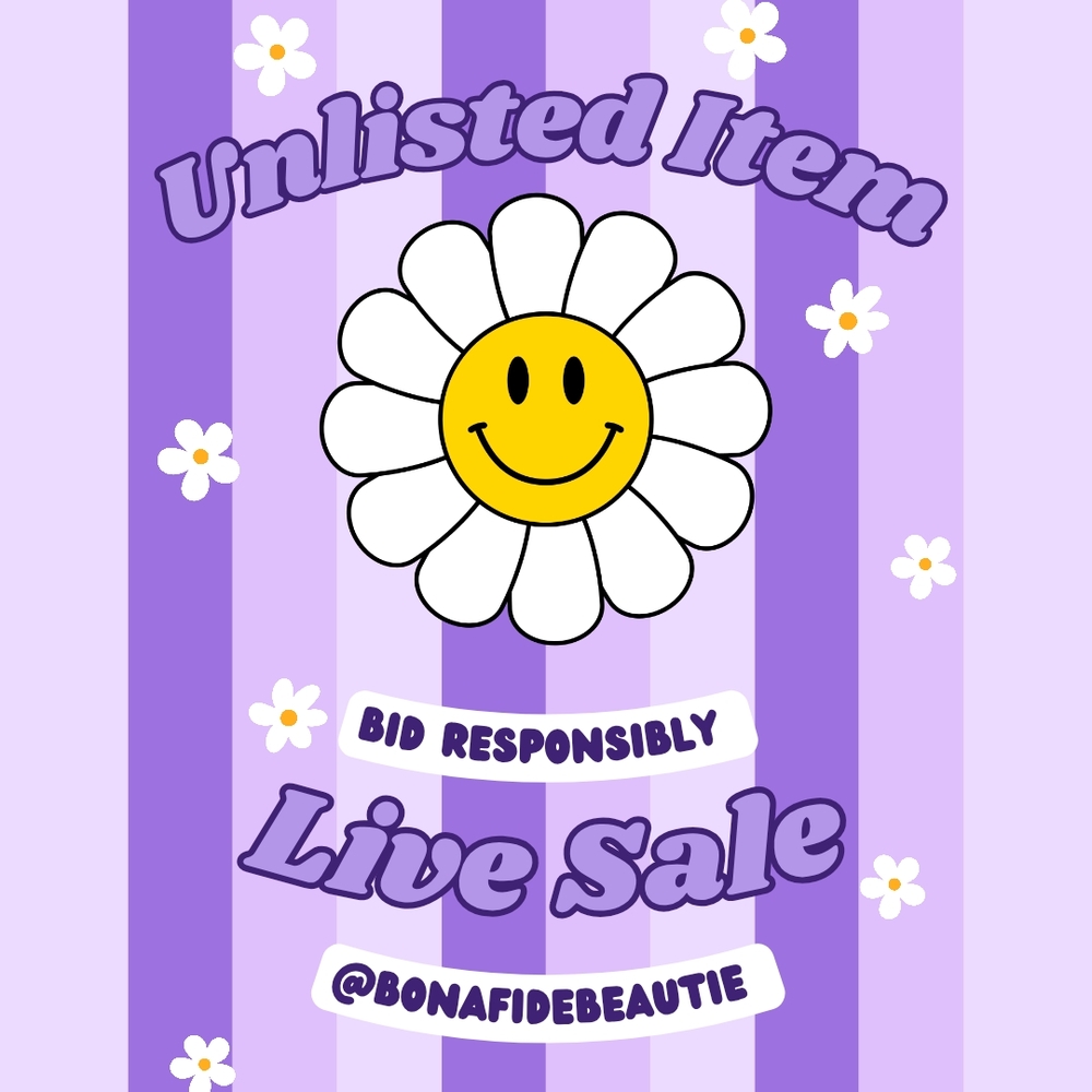 𝐔𝐧𝐥𝐢𝐬𝐭𝐞𝐝 𝐈𝐭𝐞𝐦 - Bid Responsibly - 𝐒𝐨𝐥𝐝 during 𝑳𝒊𝒗𝒆 𝒔𝒉𝒐𝒘